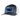 Gray and white trucker hat featuring a blue patch that reads 'Pathfinder Angler Driven' with a fish graphic.